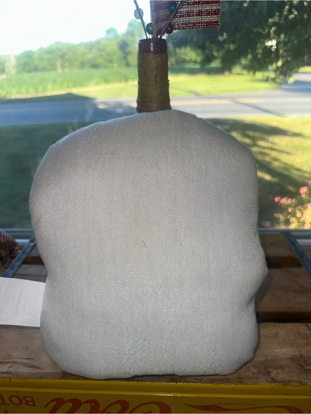 Golden Retriever Dog Plush Pillow - Tan and White - New